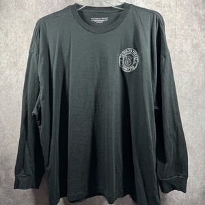 Victoria’s Secret Signature Women’s Large‎ Long Sleeve Black Tee 100% Cotton